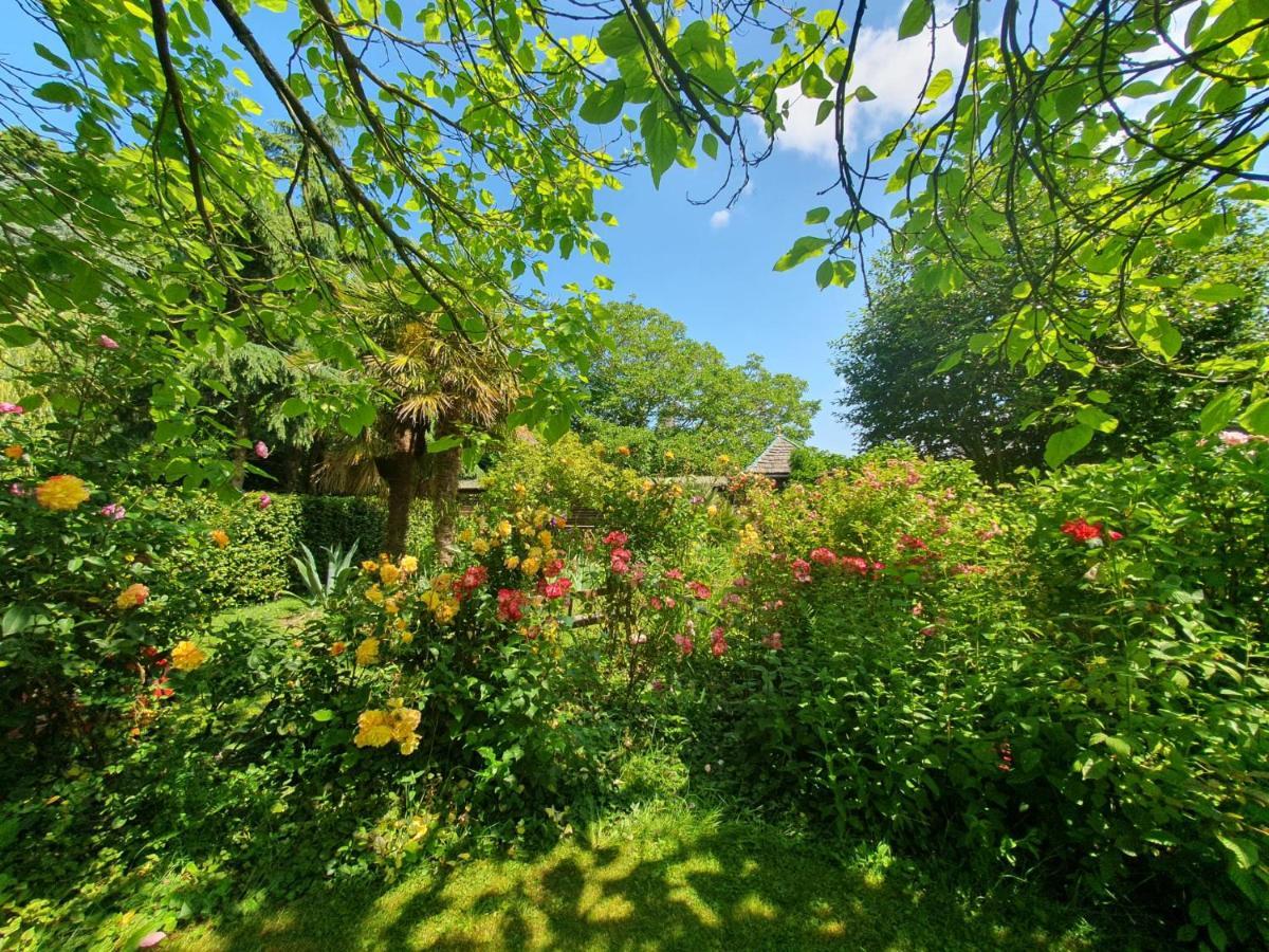 Grande maison en pierre, calme, jardin arboré. Roz-Landrieux Exterior foto